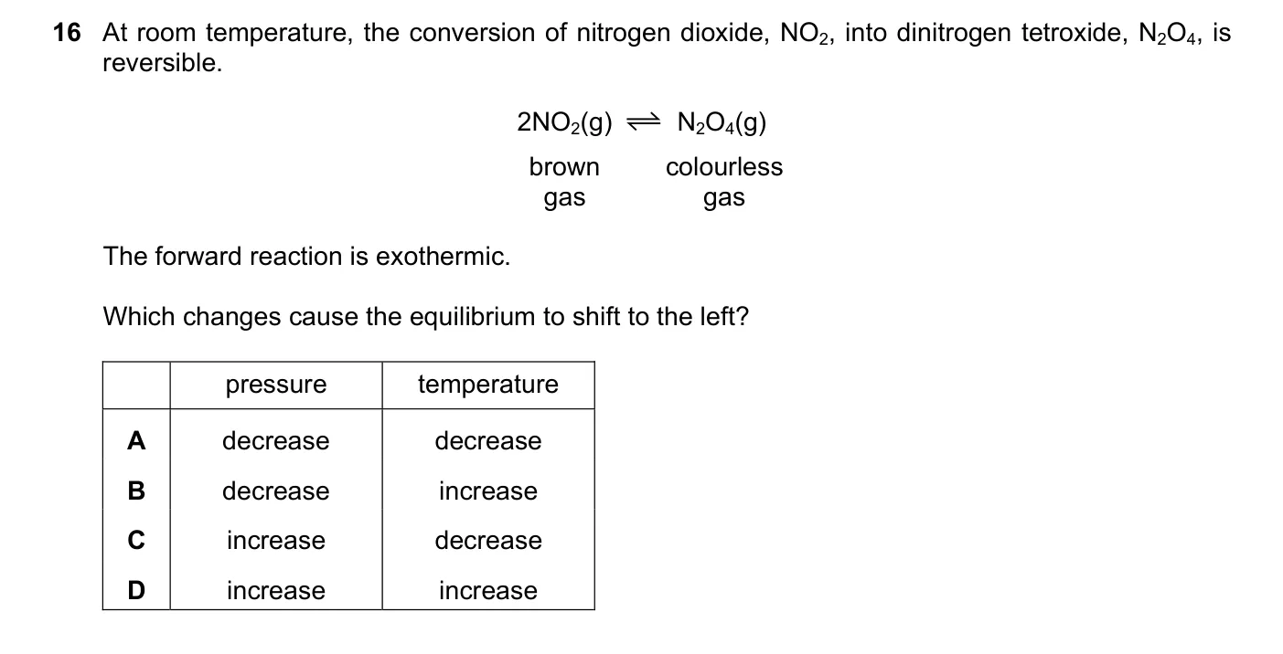 Question 16, June 2020, 0620 Paper 23