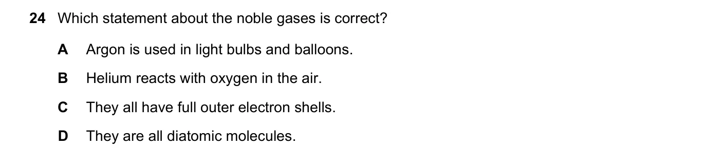Question 24, June 2020, 0620 Paper 23