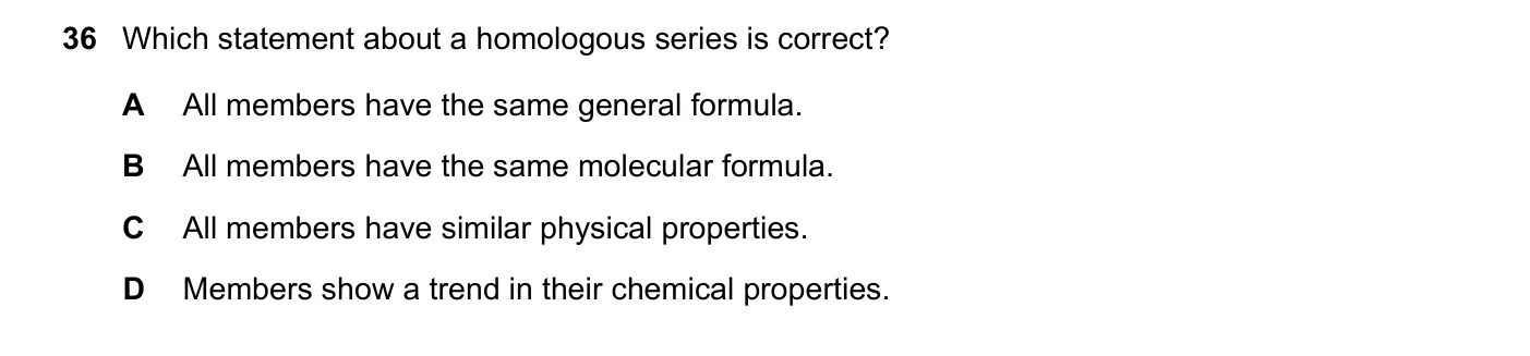 Question 36, June 2020, 0620 Paper 23