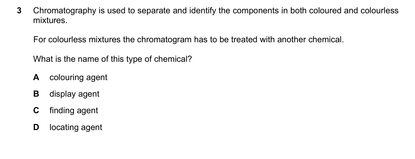 Question 3, March 2020, 0620 Paper 22