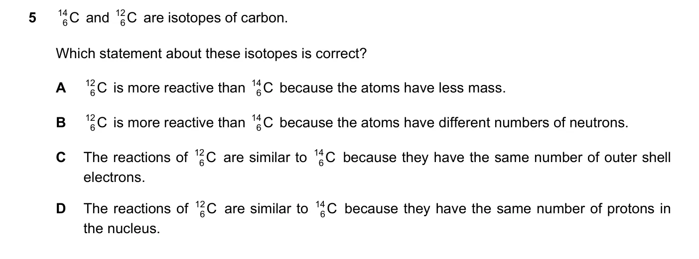 Question 5, March 2020, 0620 Paper 22