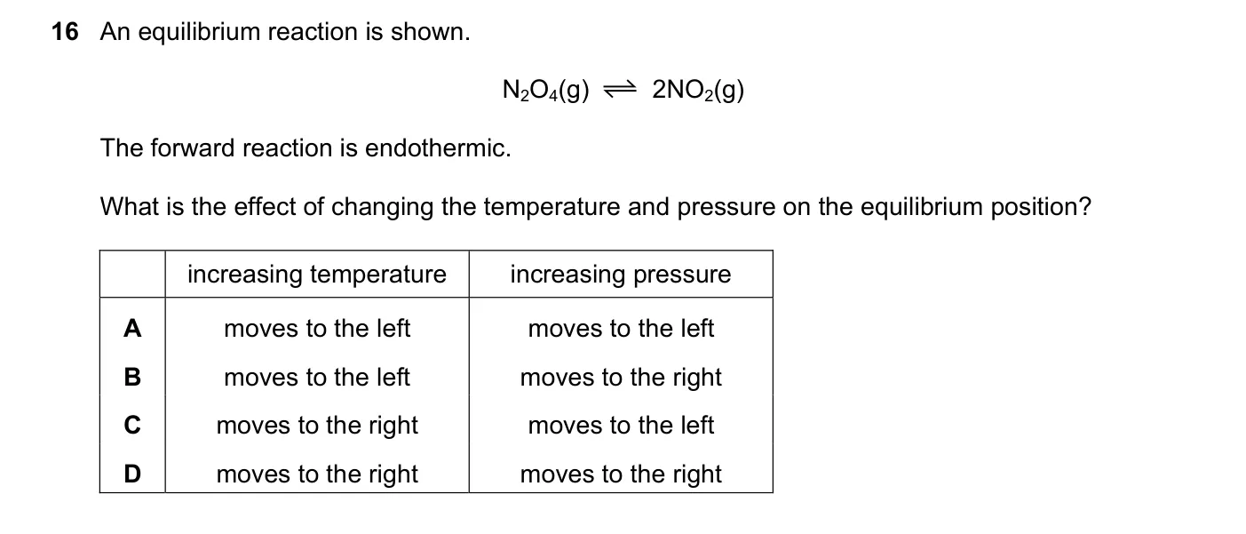 Question 16, March 2020, 0620 Paper 22