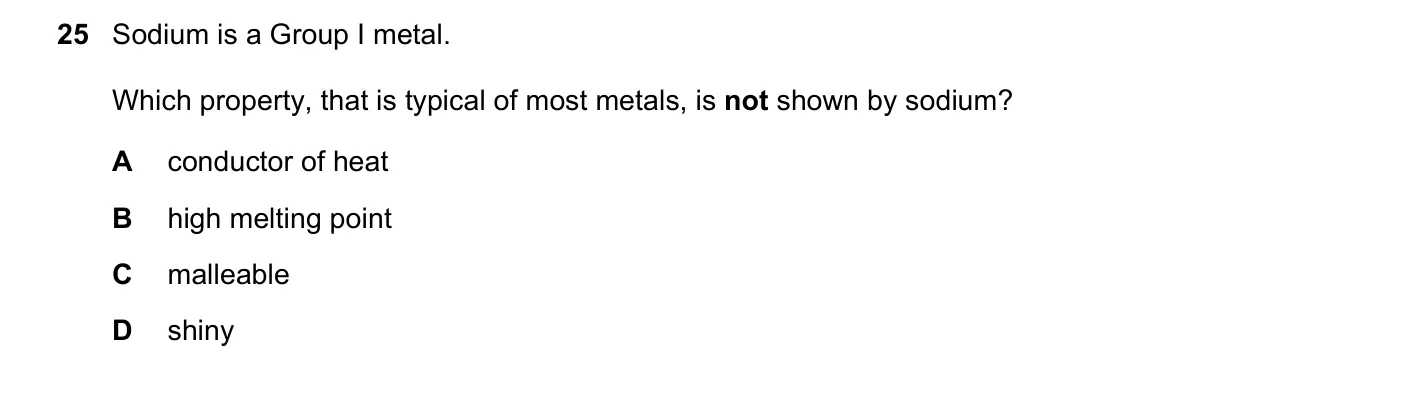 Question 25, March 2020, 0620 Paper 22