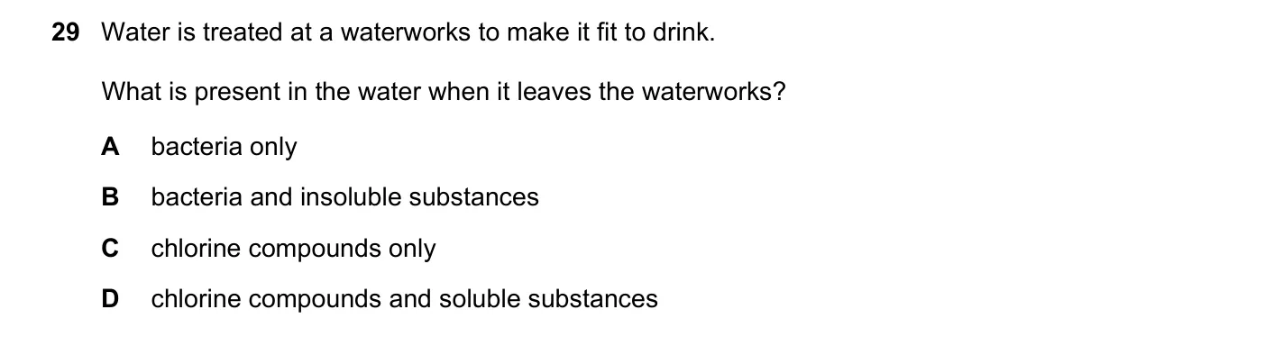 Question 29, March 2020, 0620 Paper 22