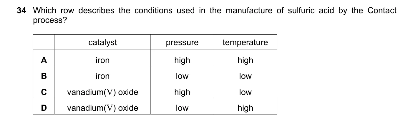 Question 34, March 2020, 0620 Paper 22