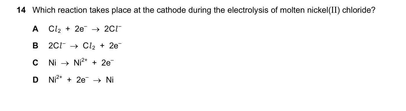 Question 14, November 2020, 0620 Paper 21