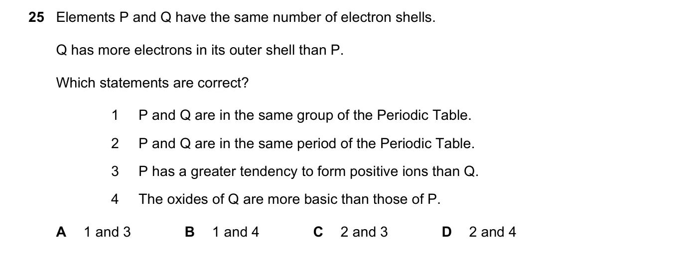 Question 25, November 2020, 0620 Paper 21