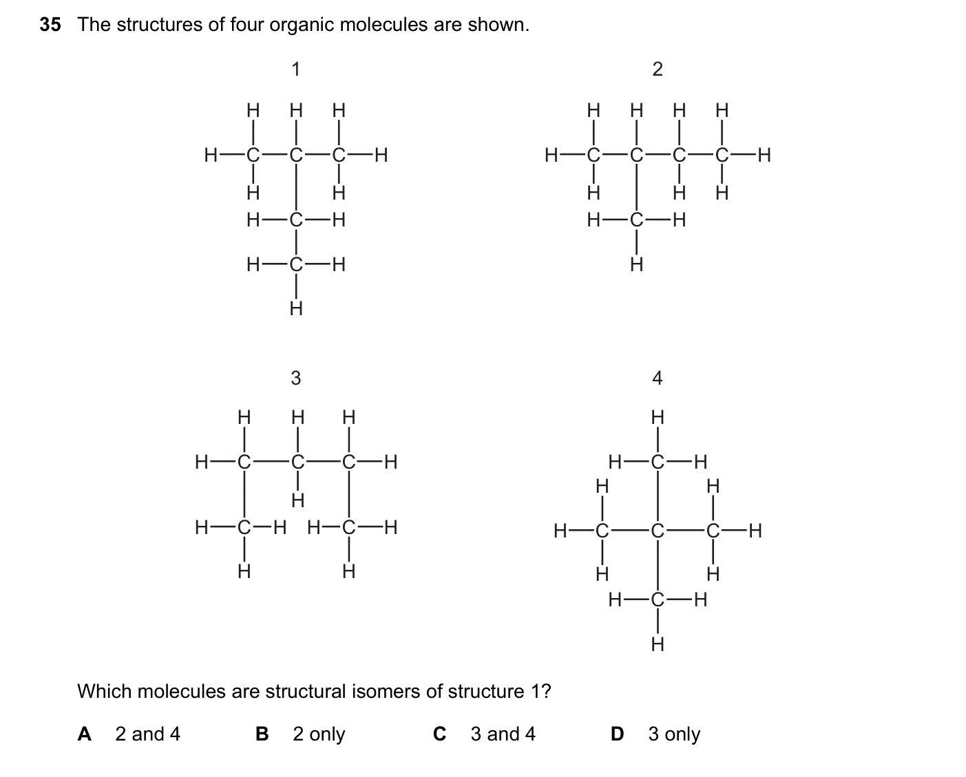 Question 35, November 2020, 0620 Paper 21