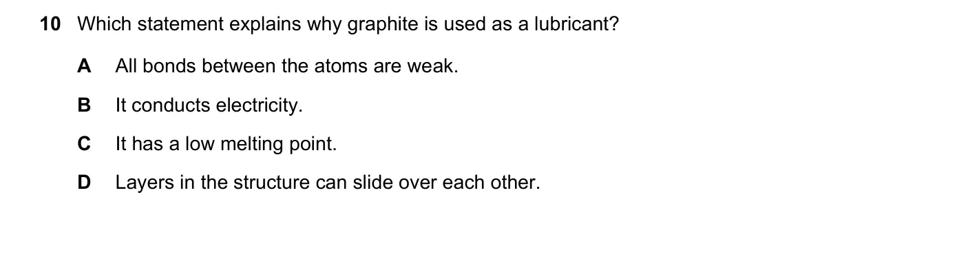 Question 10, November 2020, 0620 Paper 22