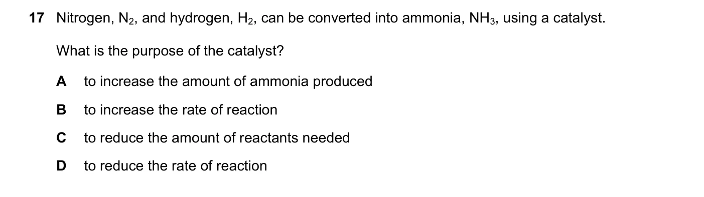 Question 17, November 2020, 0620 Paper 22