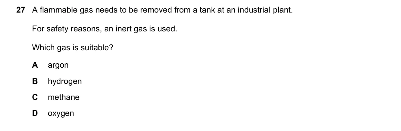 Question 27, November 2020, 0620 Paper 22