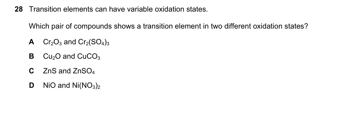 Question 28, November 2020, 0620 Paper 22