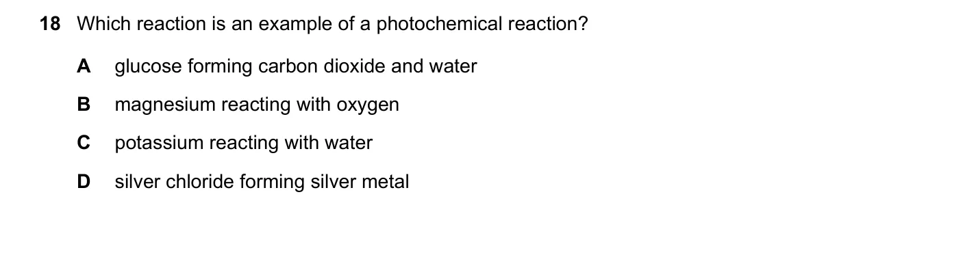 Question 18, November 2020, 0620 Paper 23