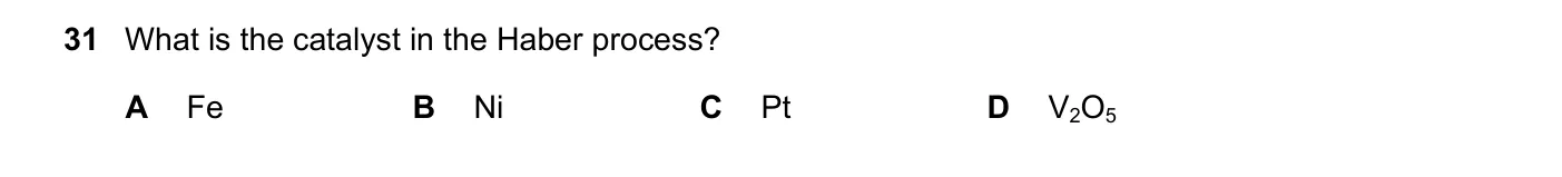 Question 31, November 2020, 0620 Paper 23