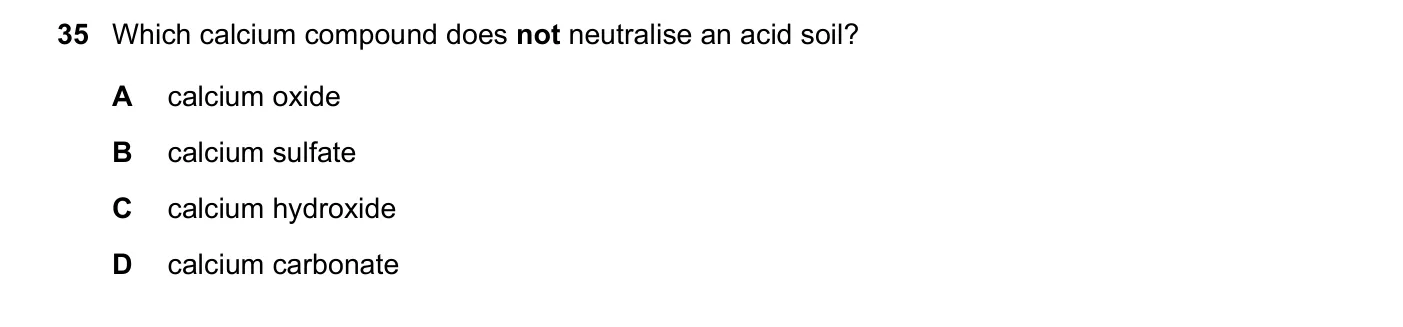 Question 35, November 2020, 0620 Paper 23