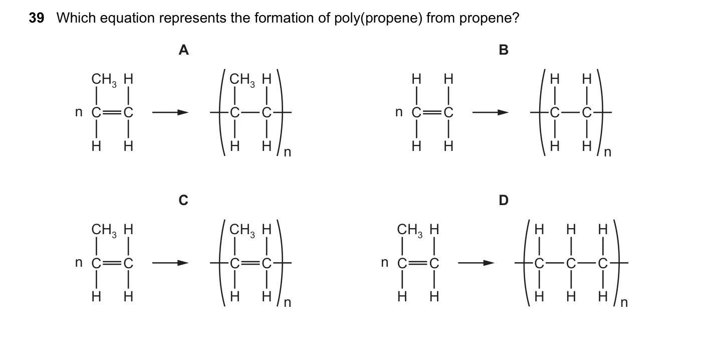 Question 39, November 2020, 0620 Paper 23