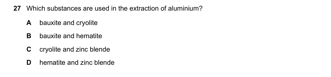 Question 27, June 2021, 0620 Paper 21