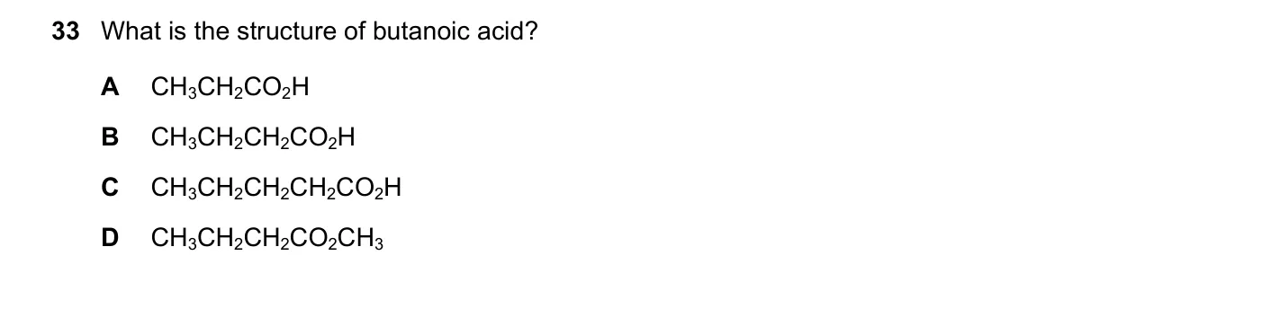 Question 33, June 2021, 0620 Paper 21