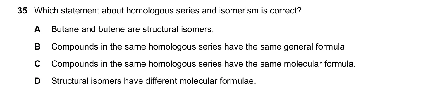 Question 35, June 2021, 0620 Paper 21