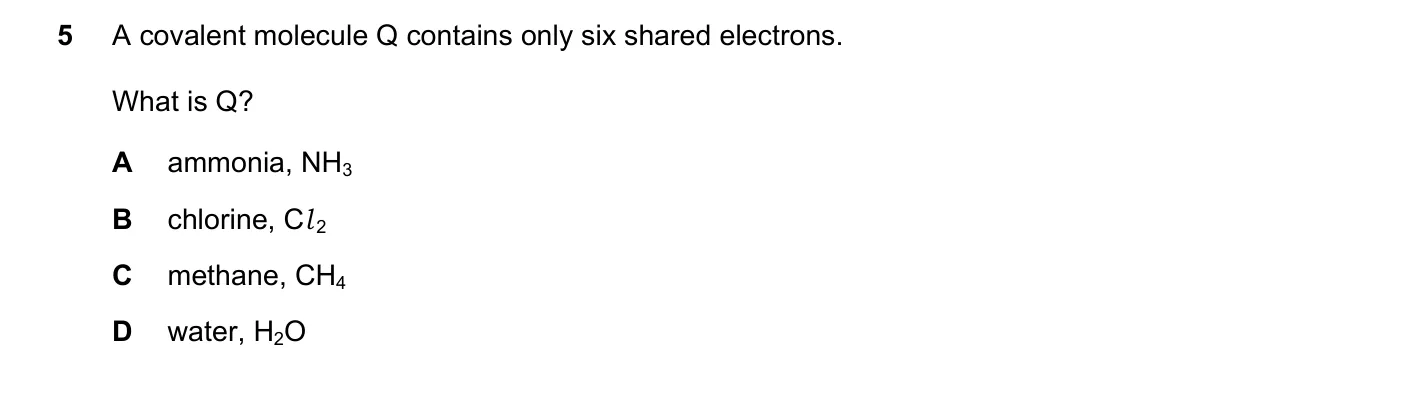 Question 5, June 2021, 0620 Paper 22