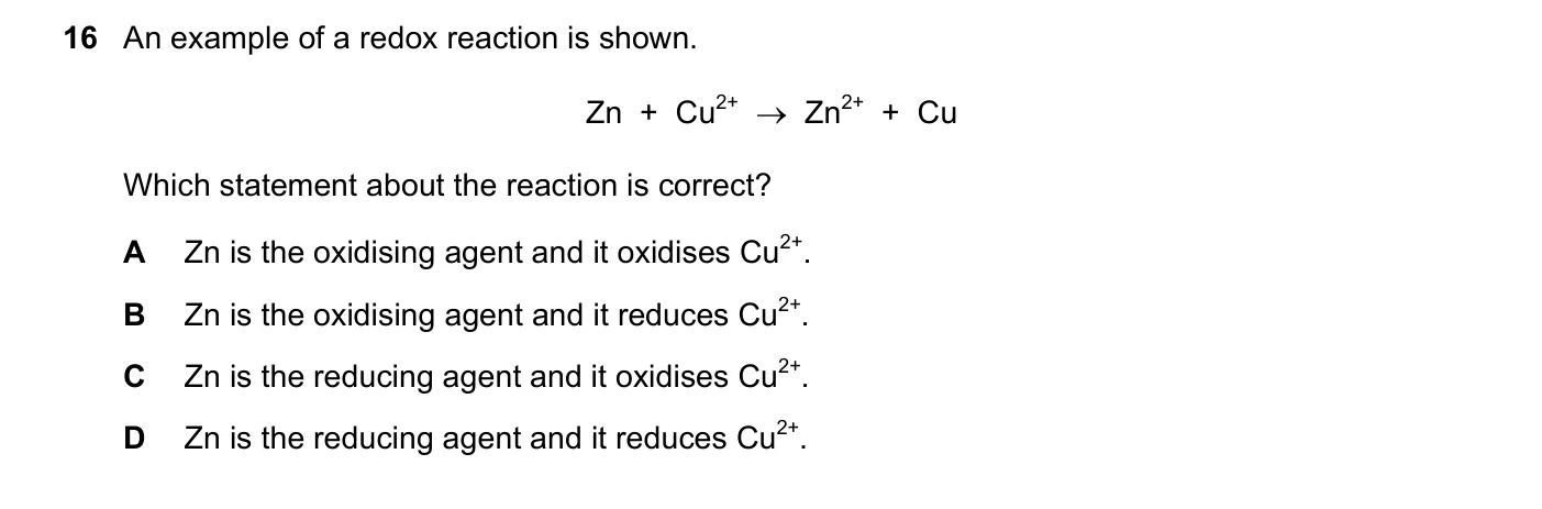 Question 16, June 2021, 0620 Paper 22