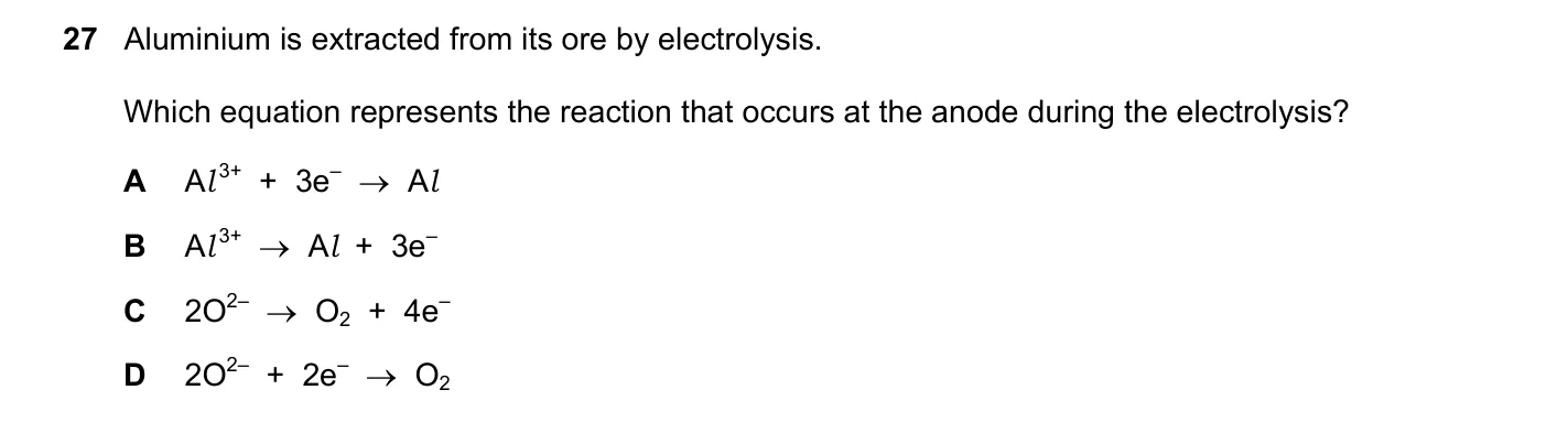 Question 27, June 2021, 0620 Paper 22
