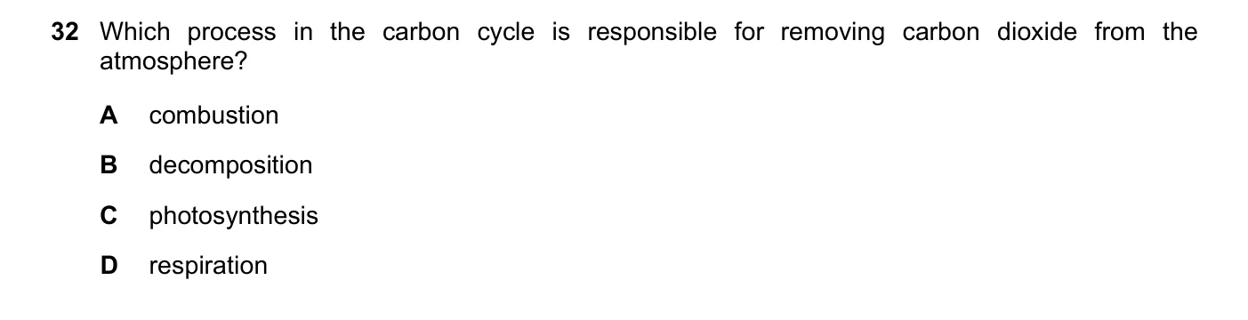 Question 32, June 2021, 0620 Paper 22