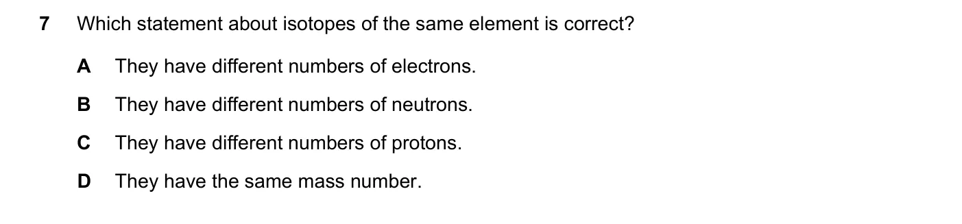 Question 7, June 2021, 0620 Paper 23