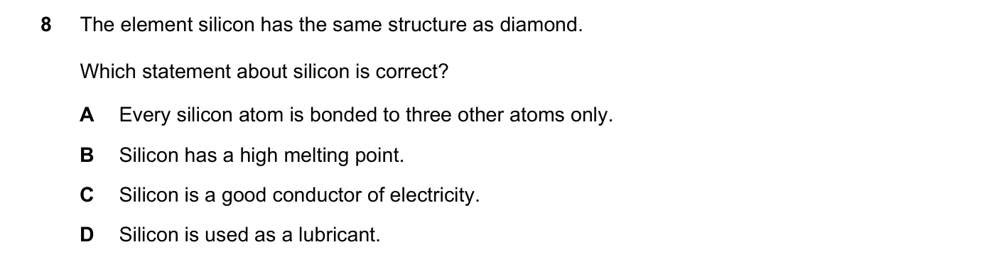Question 8, June 2021, 0620 Paper 23