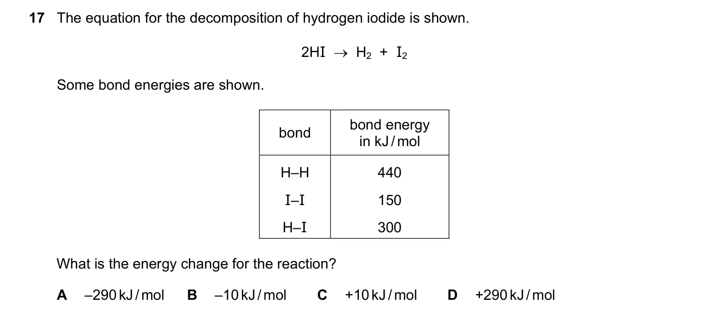 Question 17, June 2021, 0620 Paper 23