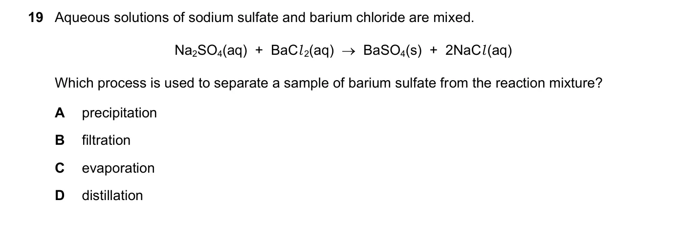 Question 19, June 2021, 0620 Paper 23