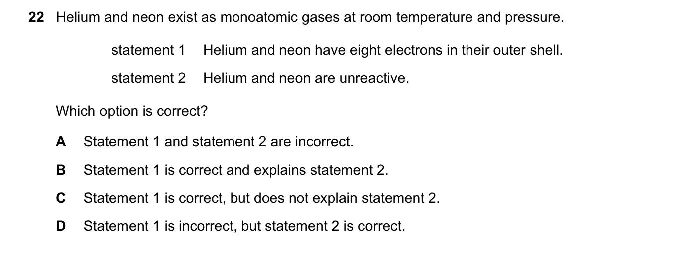 Question 22, June 2021, 0620 Paper 23