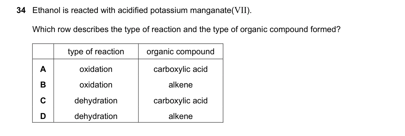 Question 34, June 2021, 0620 Paper 23