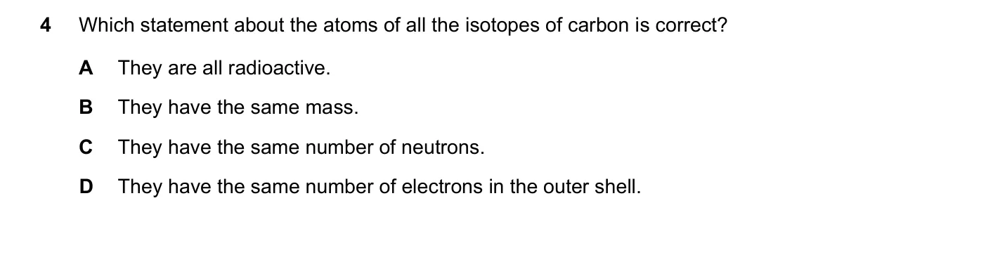 Question 4, March 2021, 0620 Paper 22