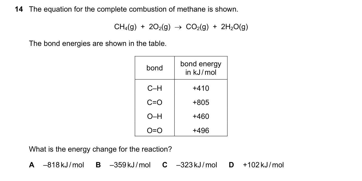 Question 14, March 2021, 0620 Paper 22