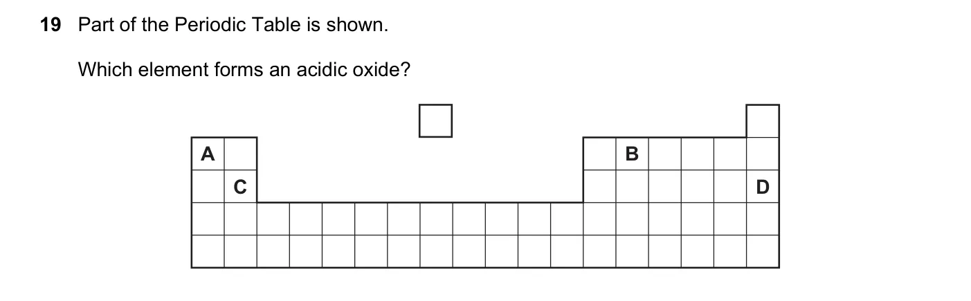 Question 19, March 2021, 0620 Paper 22