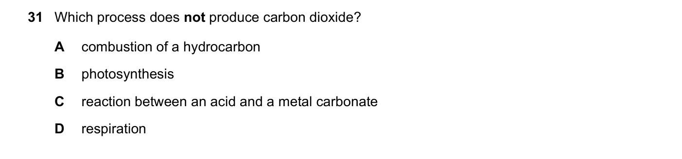 Question 31, March 2021, 0620 Paper 22