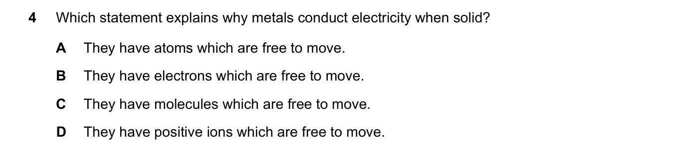 Question 4, November 2021, 0620 Paper 21