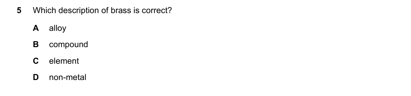 Question 5, November 2021, 0620 Paper 21