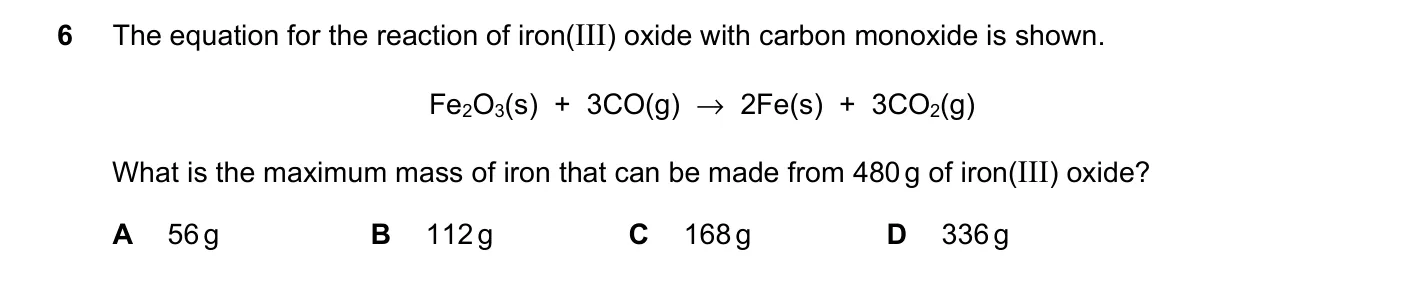 Question 6, November 2021, 0620 Paper 21