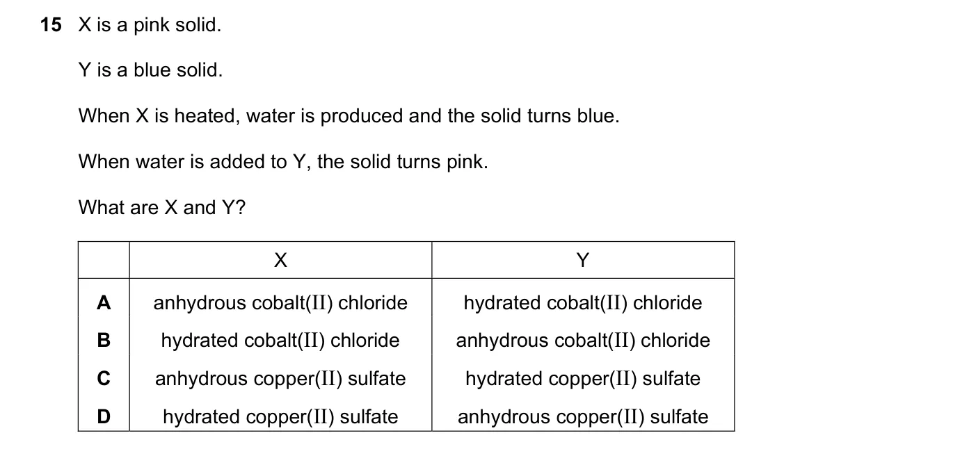 Question 15, November 2021, 0620 Paper 21