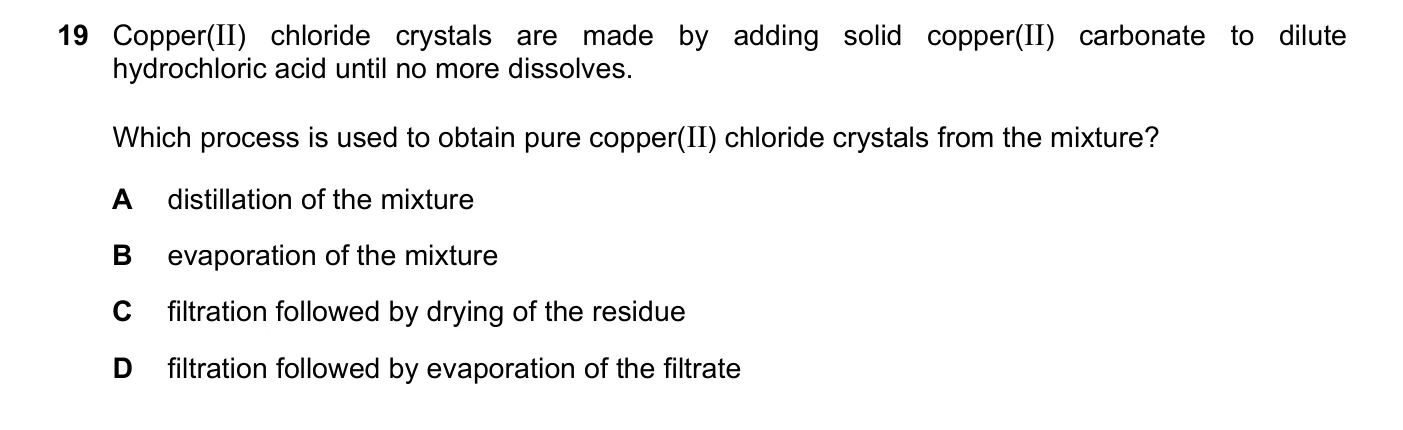Question 19, November 2021, 0620 Paper 21