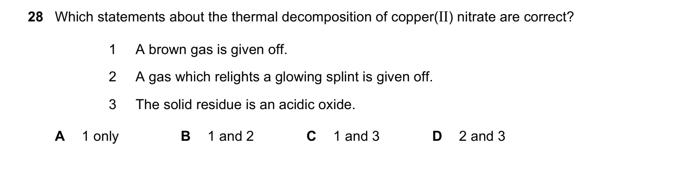 Question 28, November 2021, 0620 Paper 21