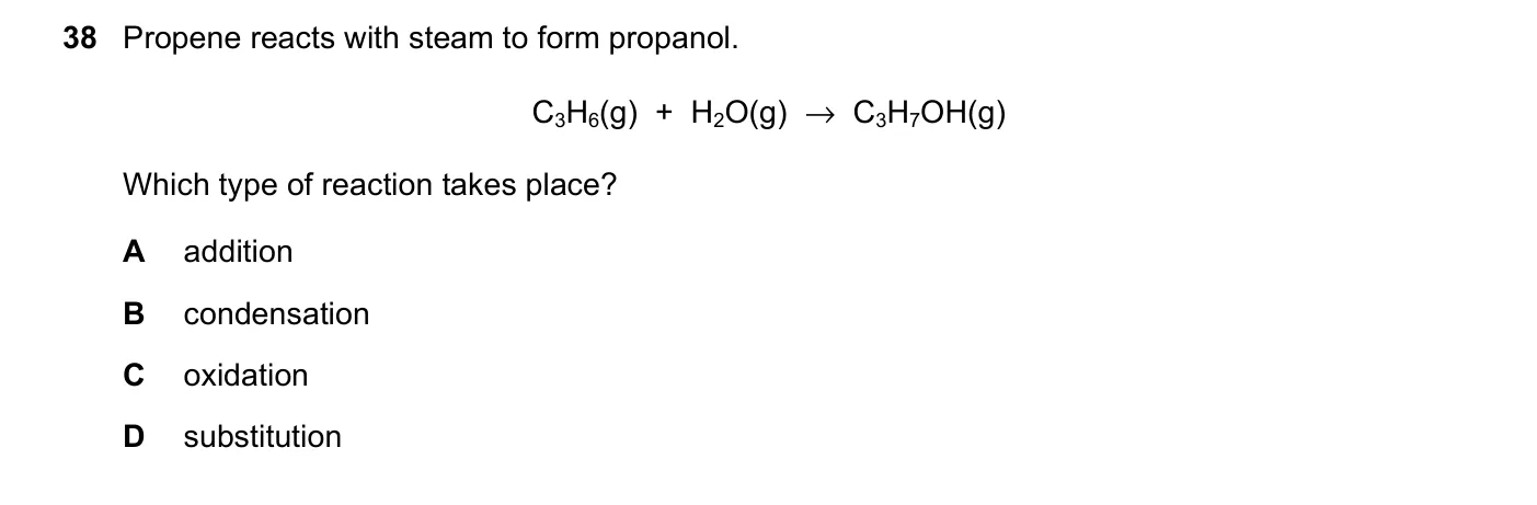 Question 38, November 2021, 0620 Paper 21
