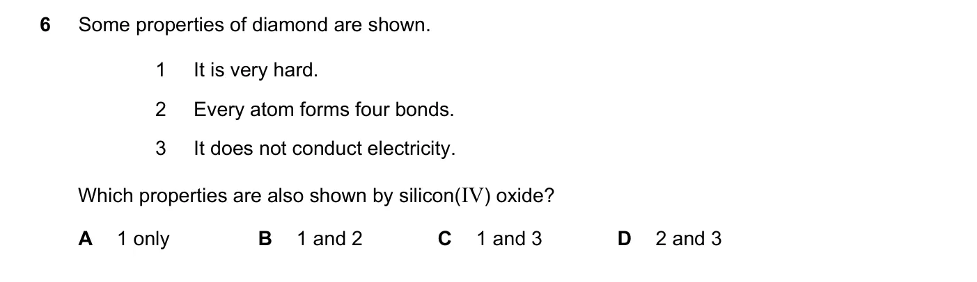 Question 6, November 2021, 0620 Paper 22