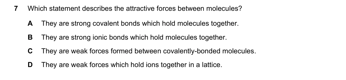 Question 7, November 2021, 0620 Paper 22