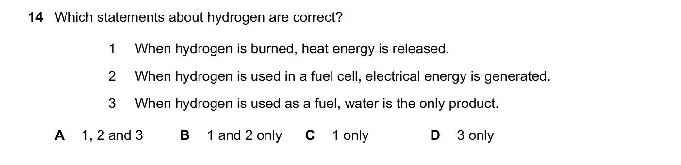 Question 14, November 2021, 0620 Paper 22