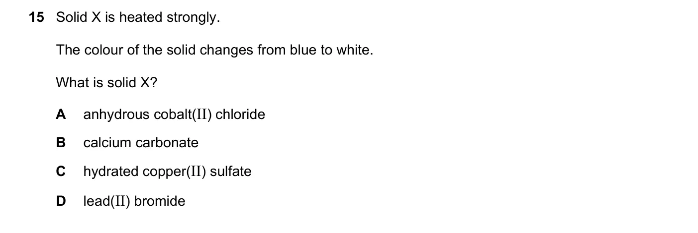 Question 15, November 2021, 0620 Paper 22