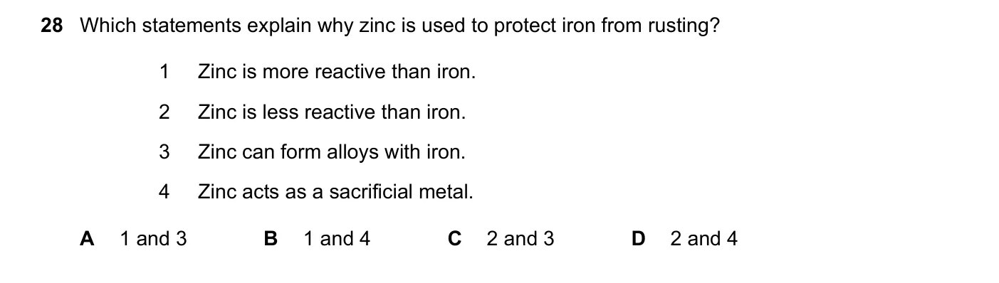 Question 28, November 2021, 0620 Paper 22