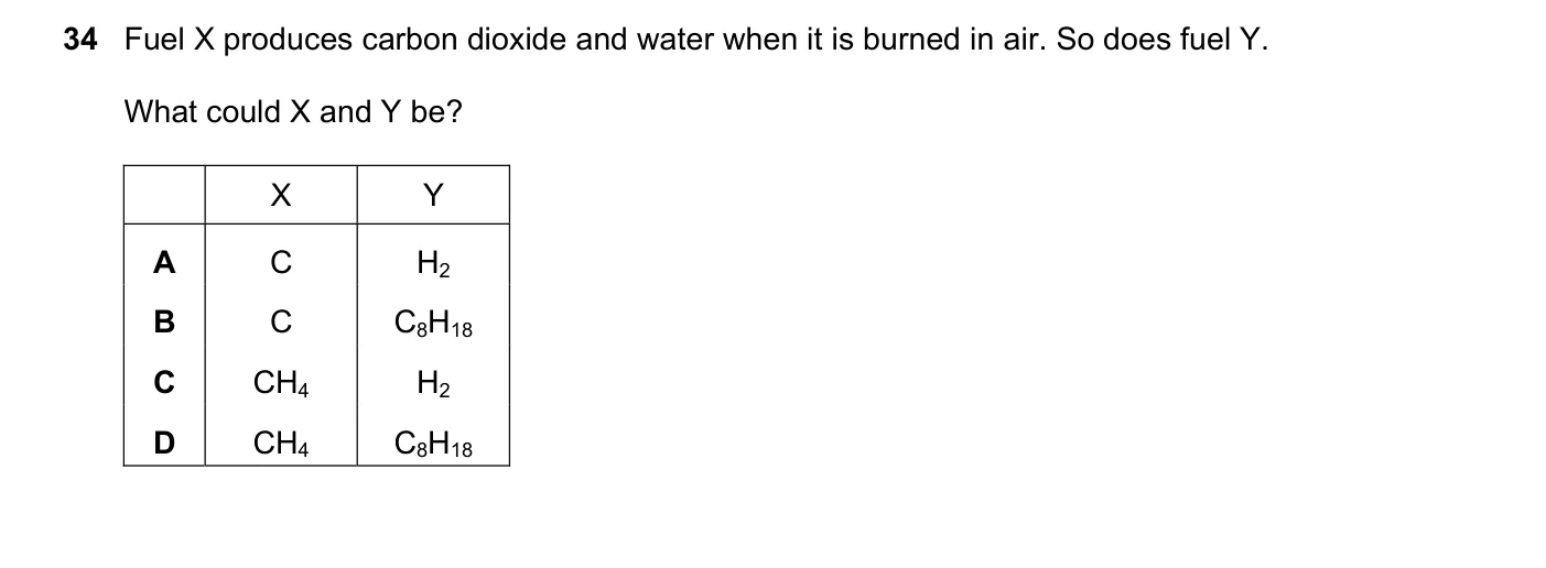 Question 34, November 2021, 0620 Paper 22